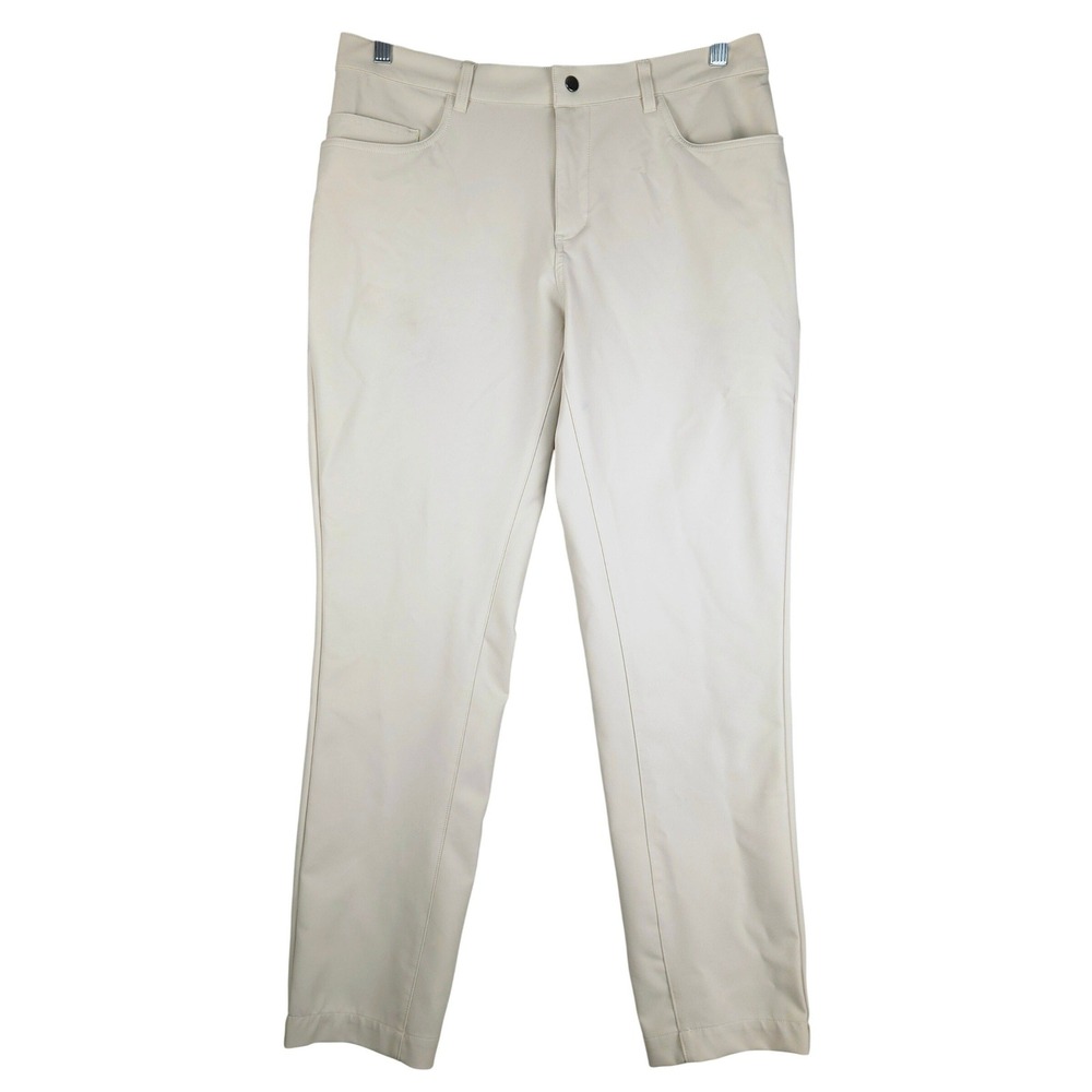 State & Liberty Pants Light Khaki Beige Stretch Tech Athletic‎ 36 (Fits 34x29)